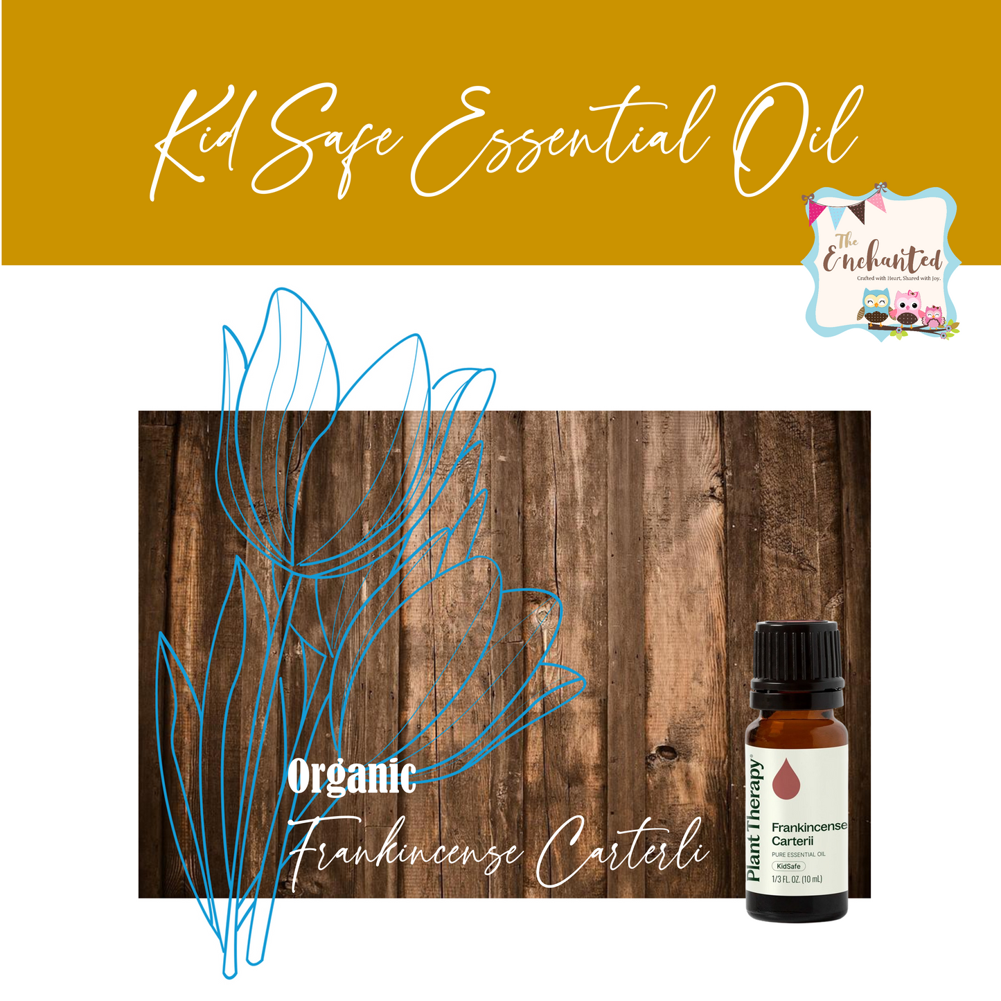 Organic Frankincense Carterii Essential Oil - 10ml
